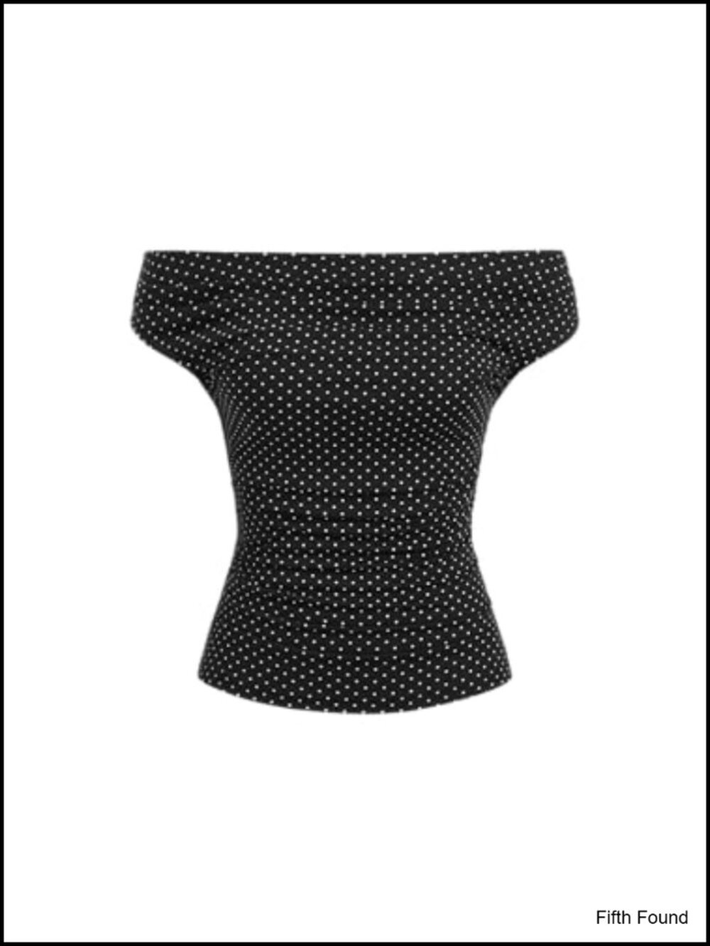 Women's Polka Dot Crop Tank Top Sleeveless Ruched Summer Going Out Top